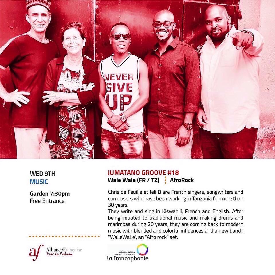 IsackAbeneko's tweet photo. Aya wadau mkeka wamaonesho na ratiba za pale Alliance Francaise - Dar es Salama kwa mwezi wa  March uwo hapo..kazi Kwako, jipange vizuri tu. 
•
•
•
Coming cultural, music and dance program at @af_dar stay tuned...get your dance shoes. 

Cc @af_dar @franceintanzania https://t.co/1cNdaQiAj5