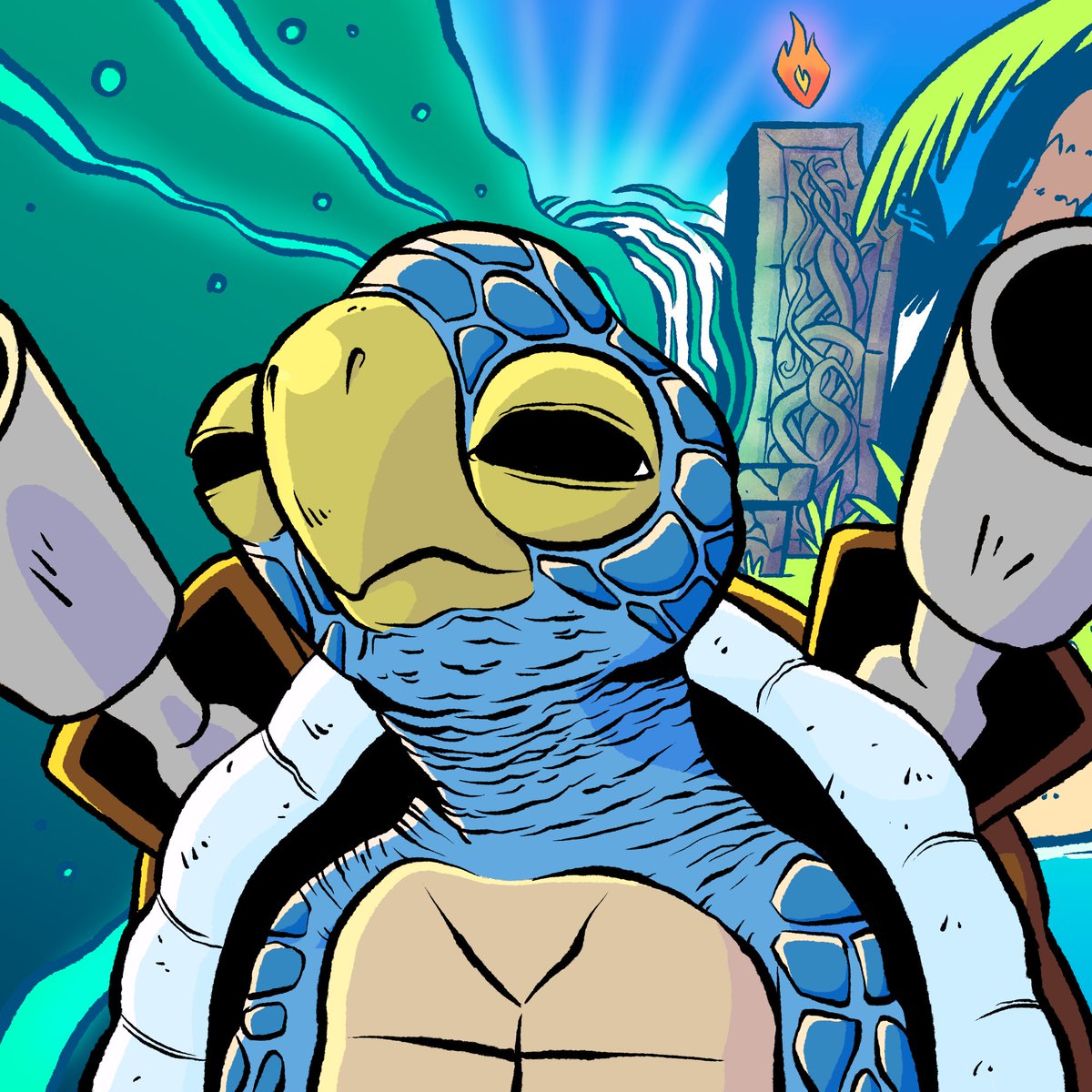 Blasturtle is here, there's no pokeball that can catch him!  🌊🐢🐢🌊

#NFT #NFTs #NFTCollection #NFTGiveaway #NFTCommunity #Follow #FollowCaeruleum