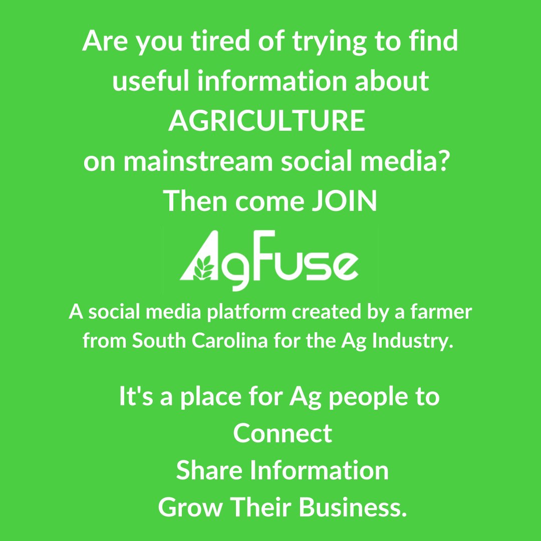 frmgrlnancy's tweet photo. Check out https://t.co/m1gv1X4lD7 today! It's a social media platform created by a farmer for the AG Industry. 
You can find it in the AppStore and on Google Play. https://t.co/ezBZPuu04B