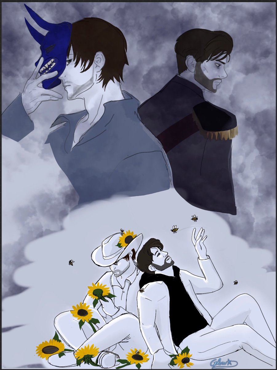 Glowstar20's tweet photo. #BBMCfanart #gtarp #nopixelart @iddqd @DocWizard whether they’re in a relationship or not, I enjoy their dynamic. It’s very fun to watch these two together #demonprince #sunbee 🌻🐝 https://t.co/u7eCHPhGfd