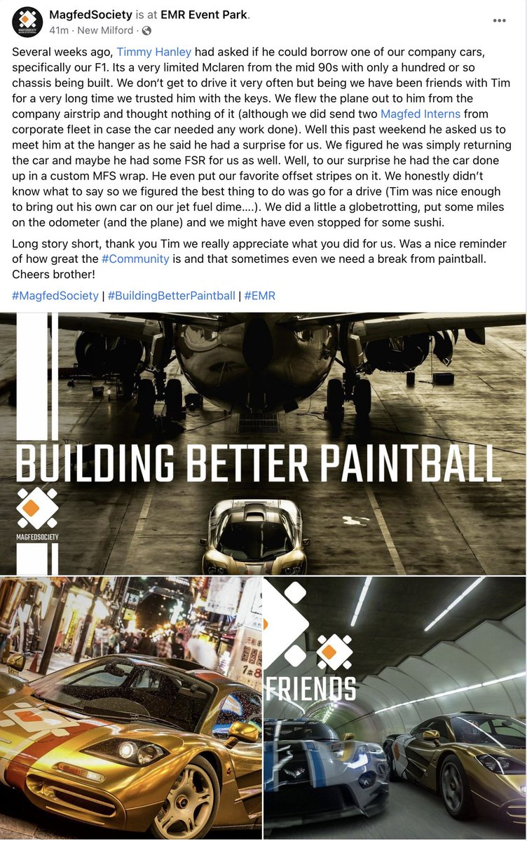 Timmmmy05's tweet photo. I love getting to have a little fun with the producers I work with at @EMREventPark . Specially when fun story lines are created for their games. #fullcommitracing #magfedpaintball #magfedsociety #emreventpark #GTsport https://t.co/HevidRvef3