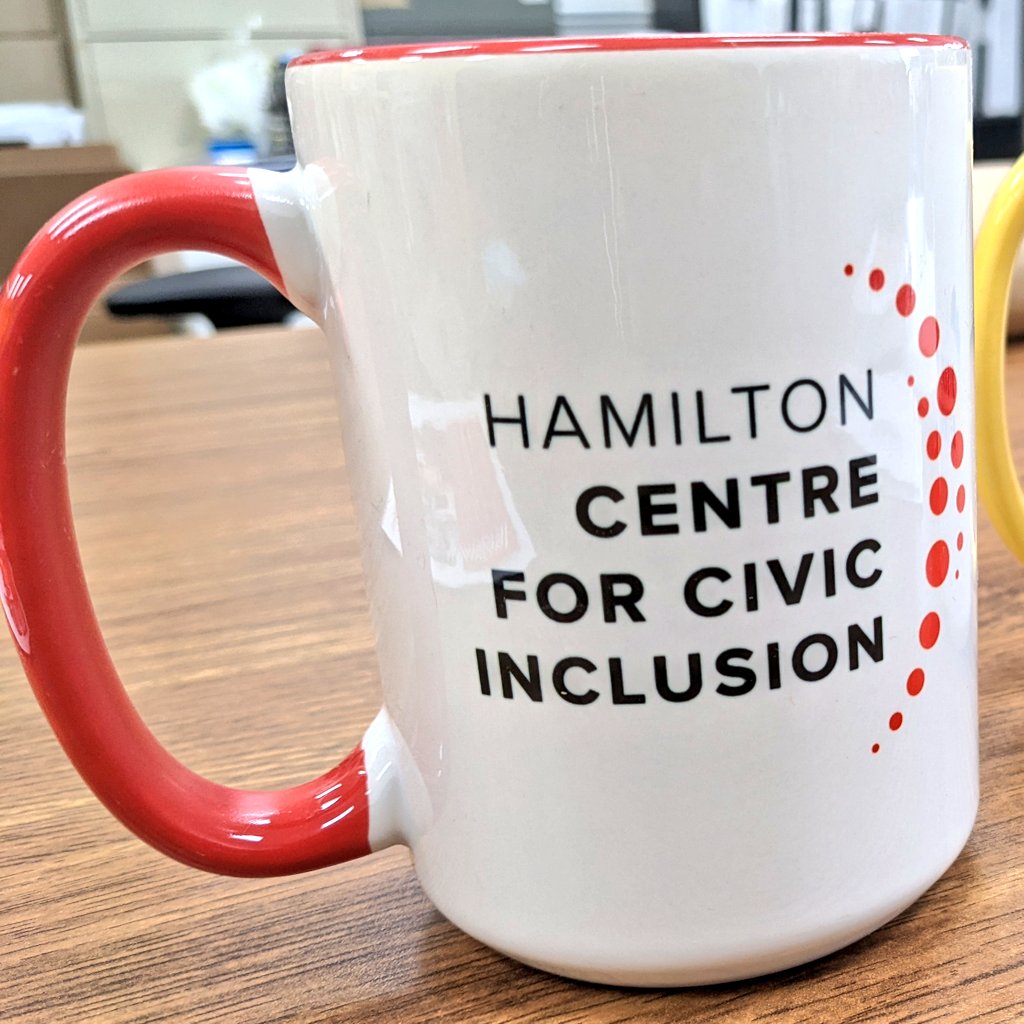 HCCI1's tweet photo. 📣 Giveaway alert 📣
We are giving away this beautiful HCCI mug. Please tag & tell us about a community member you know in #HamOnt & highlight the work they do to build an inclusive city. We will draw a name this Thursday at noon.
#ProgressHamOnt #HamiltonCivic https://t.co/osORPYsiJL