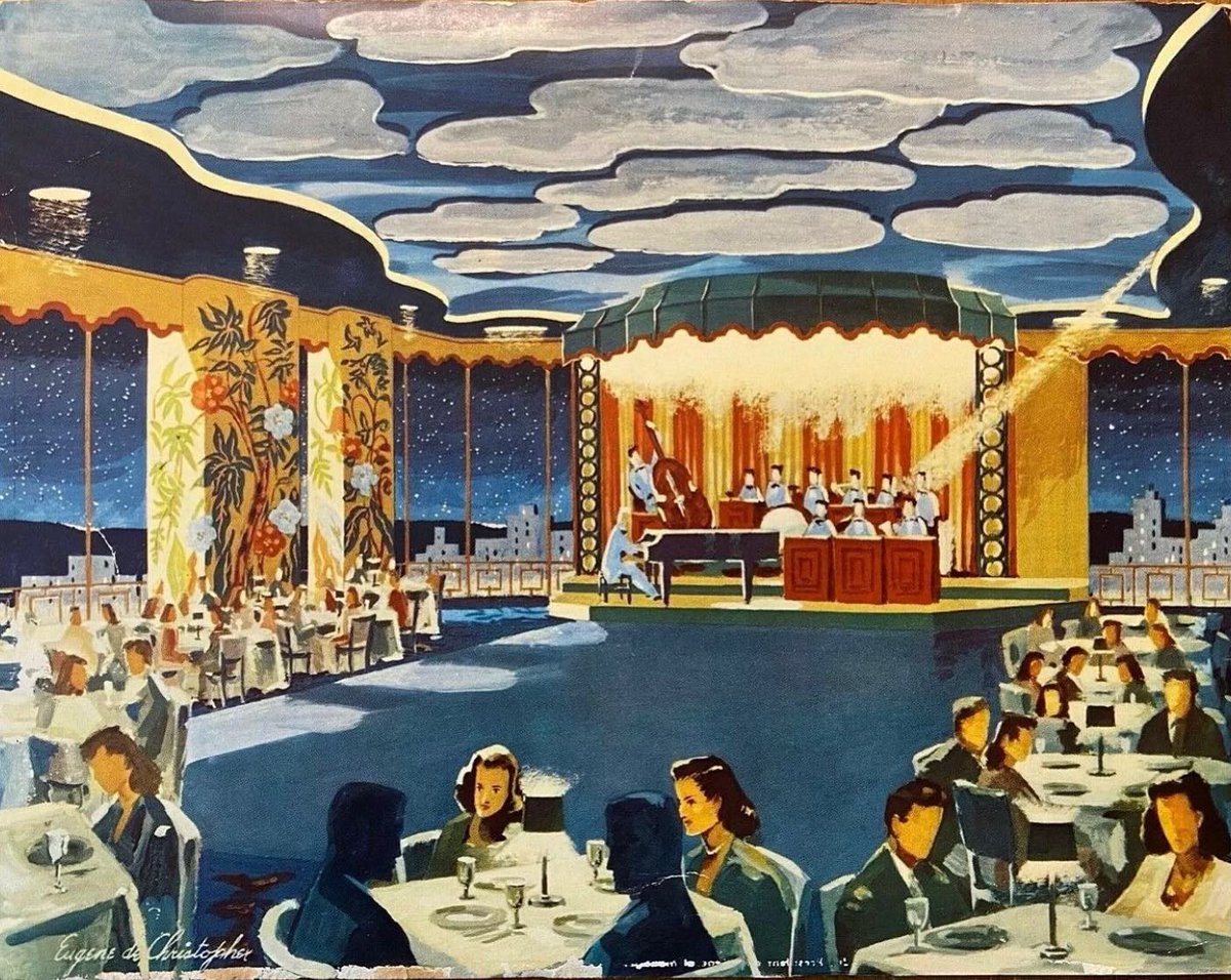 nevadaart's tweet photo. If you remember the @mapeshotel, you probably remember the Sky Room. Did you know the Nightingale Sky Room of the Nevada Museum of Art was inspired by this iconic, historic Reno venue? https://t.co/aDaB75tusp