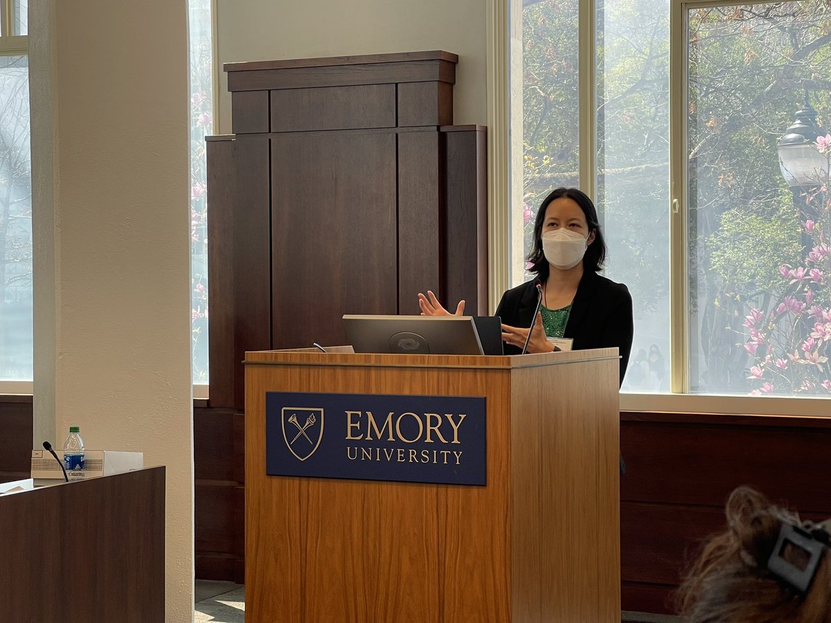 emory_research's tweet photo. Today’s #ConstructiveCollisions is centered on the topic of AI.Humanity! We’ve just heard great lightning talks from Dr. Abeed Sarker, Dr. Lauren Klein, Dr. John Banja, and Dr. Joyce Hu. More to come! https://t.co/VA3xa3eL8c