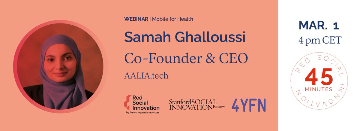 RED Social Innovation (@red_social_inno) on Twitter photo Voici les orateurs de nos 45 minutes "Mobile for Health" ! <a href="/SamahNLP/">Samah Ghalloussi</a> présentant <a href="/AaliaTech/">AALIA.TECH</a> un assistant vocal médical qui traduit les questions du médecin dans la langue maternelle du patient, en tenant compte du contexte médical et culturel de ce dernier ow.ly/TQ4A50I5JbW Voici les orateurs de nos 45 minutes "Mobile for Health" ! <a href="/SamahNLP/">Samah Ghalloussi</a> présentant <a href="/AaliaTech/">AALIA.TECH</a> un assistant vocal médical qui traduit les questions du médecin dans la langue maternelle du patient, en tenant compte du contexte médical et culturel de ce dernier ow.ly/TQ4A50I5JbW