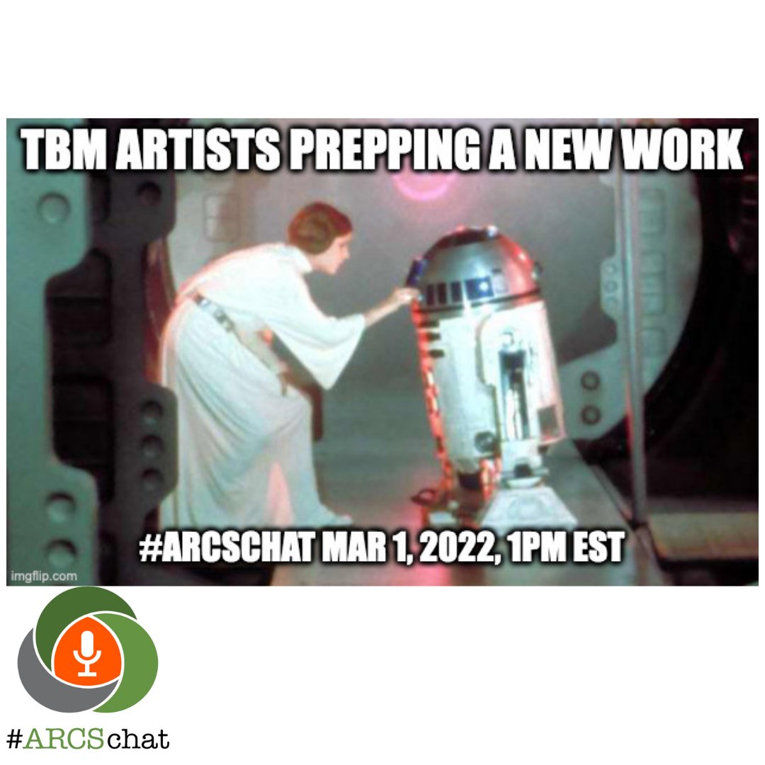 Arcs4All's tweet photo. #ARCSchat March 1, 2022 1pm ET Future-Proofing Intent in Time-Based Media. Join us where we will discuss how we actively protect the legacy of the artist and their work as it ages along with the technologies and personnel that present these pieces. https://t.co/uGu7OZ8w0z https://t.co/reBpwauLKn