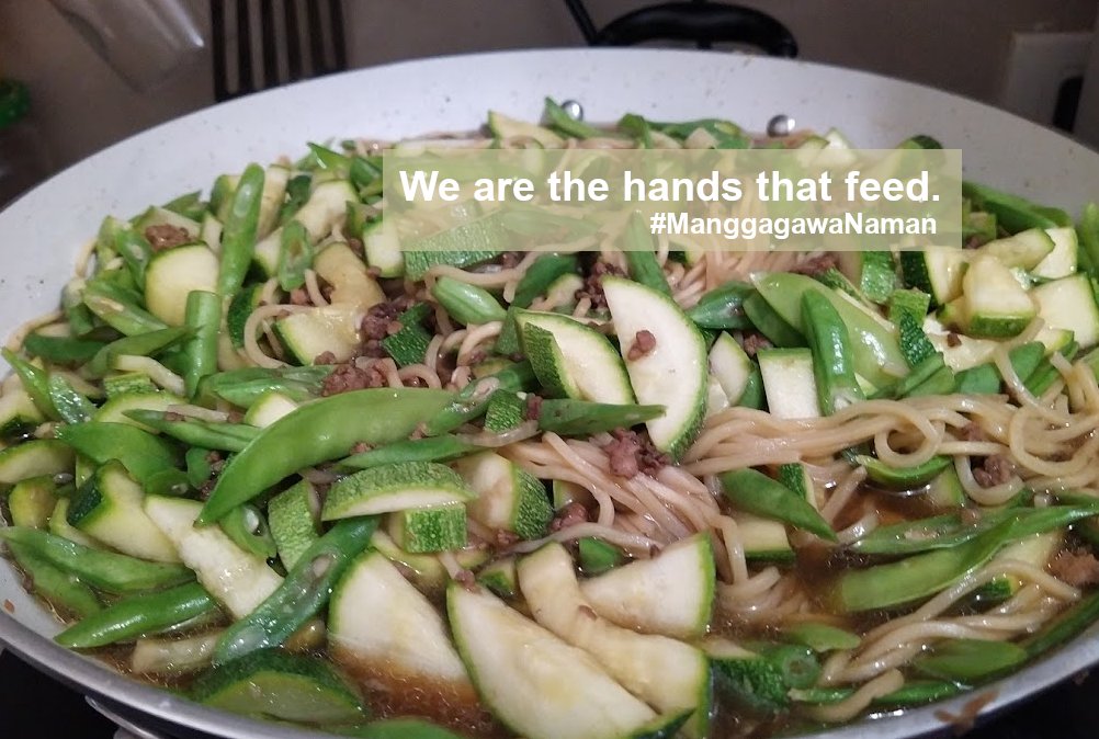 suequirante's tweet photo. Y'know what? Let's turn this into a thing! Tagaluto ako dito sa bahay. Definitely, I am the #HandsThatFeed. 😝 Where is the lie though? Women's unpaid work is work! #ManggagawaAko https://t.co/VuRsVubWKQ