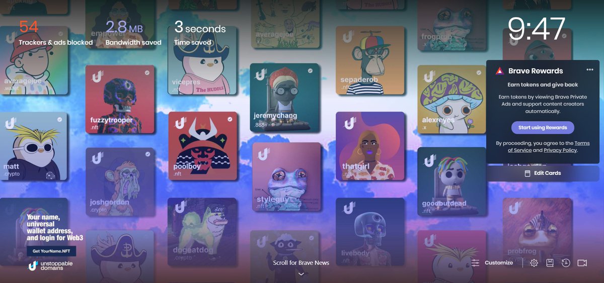 unstoppableweb's tweet photo. Anyone feeling Brave today? 👀

@brave users, let us know if you spot us! 💙 https://t.co/LpMaylRFSb