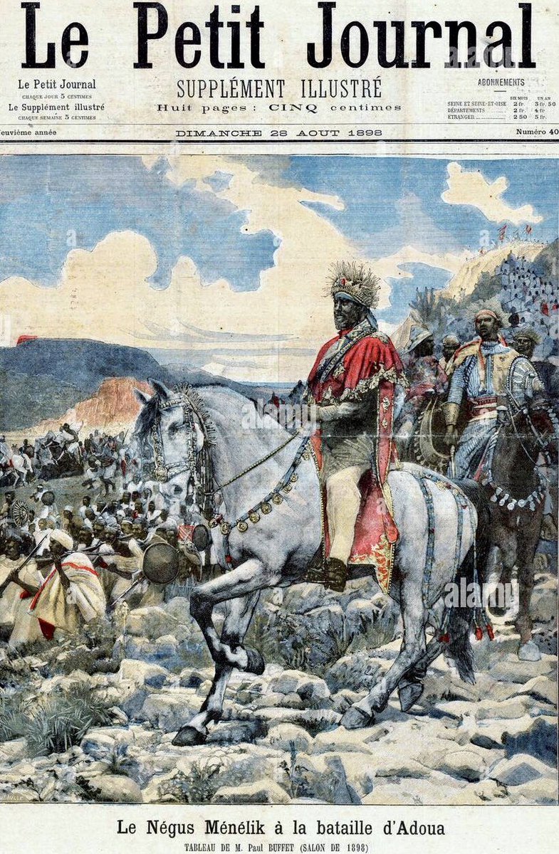 MesmerizingETH1's tweet photo. #Adwa
#Adoua
La bataille d’Adoua met fin à la première guerre italo-éthiopienne débutée en 1895 avec une victoire définitive d’une nation #africaine face à un pays européen❗️ Elle assure un prestige international à l’empire #éthiopien et à Menelik II. https://t.co/Ka1DK4kTnz