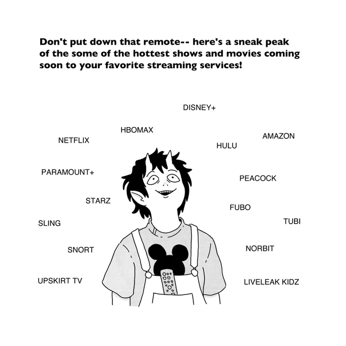 Coming Soon To Your Favorite Streaming Services (1/3) 