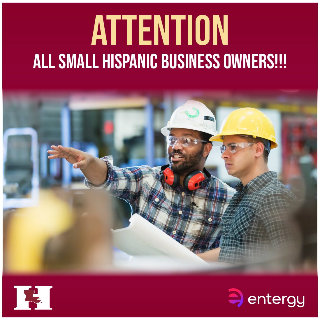 Hispanic Chamber LA (@hispanicccl) on Twitter photo Applications accepted beginning tomorrow! <a href="/EntergyLA/">Entergy Louisiana</a> has partnered with HCCL to award grants to Hispanic-owned small businesses impacted by COVID-19 and Hurricane Ida. More info at:
hispanicchamberla.com Applications accepted beginning tomorrow! <a href="/EntergyLA/">Entergy Louisiana</a> has partnered with HCCL to award grants to Hispanic-owned small businesses impacted by COVID-19 and Hurricane Ida. More info at:
hispanicchamberla.com