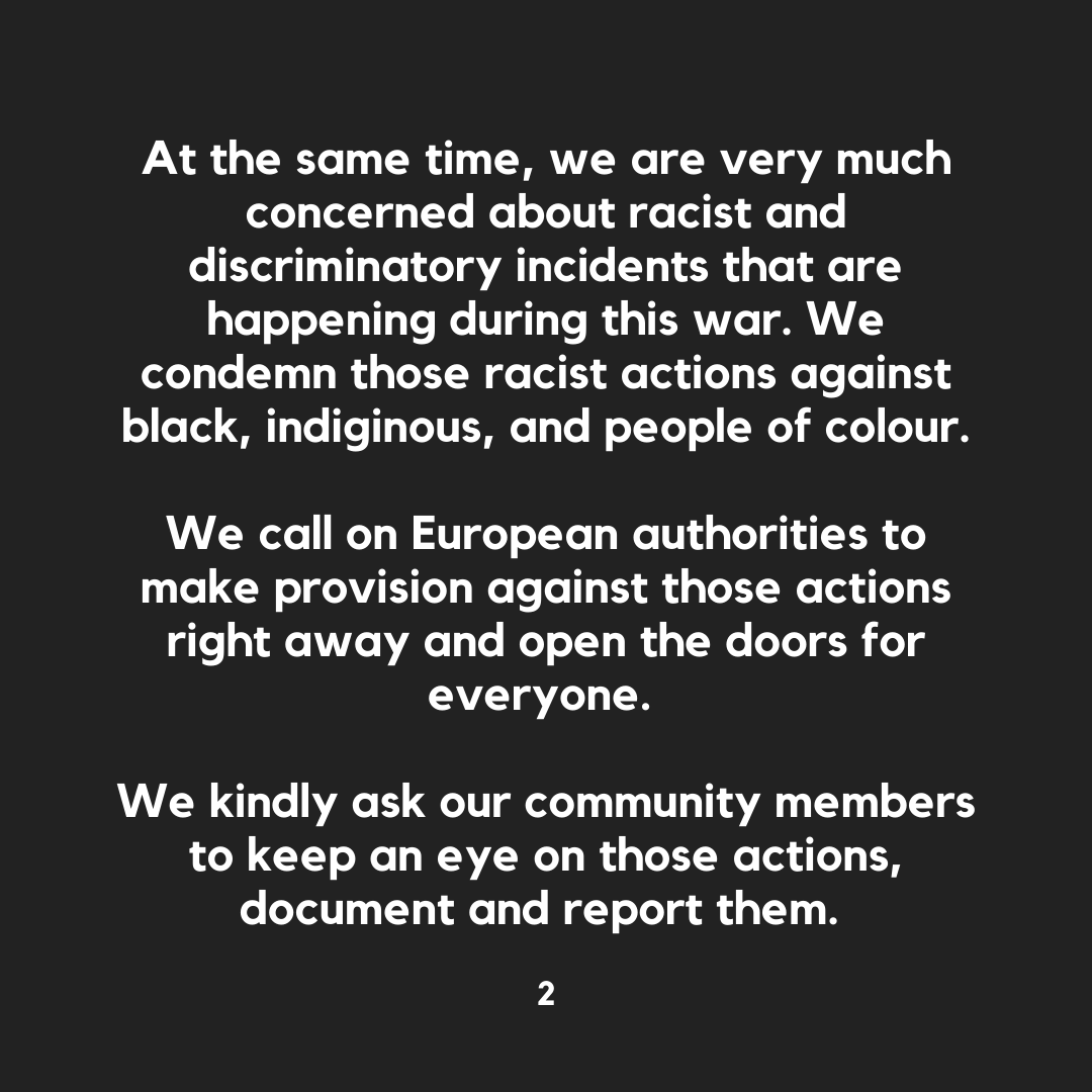 AcademyofMPI's tweet photo. AMPI STANDS IN SOLIDARITY WITH THE UKRAINIAN PEOPLE AND CONDEMNS RACISM

#StandWithUkraine #NoWarNoRacism https://t.co/nQnJOL1Qam