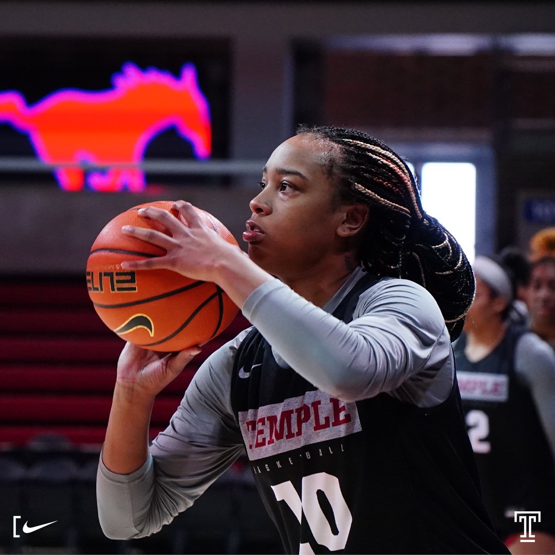 templewbb's tweet photo. 📸📸 from shootaround at Moody Coliseum! 

𝗟𝗢𝗖𝗞𝗘𝗗 𝗜𝗡 https://t.co/4vyZzwRgXV