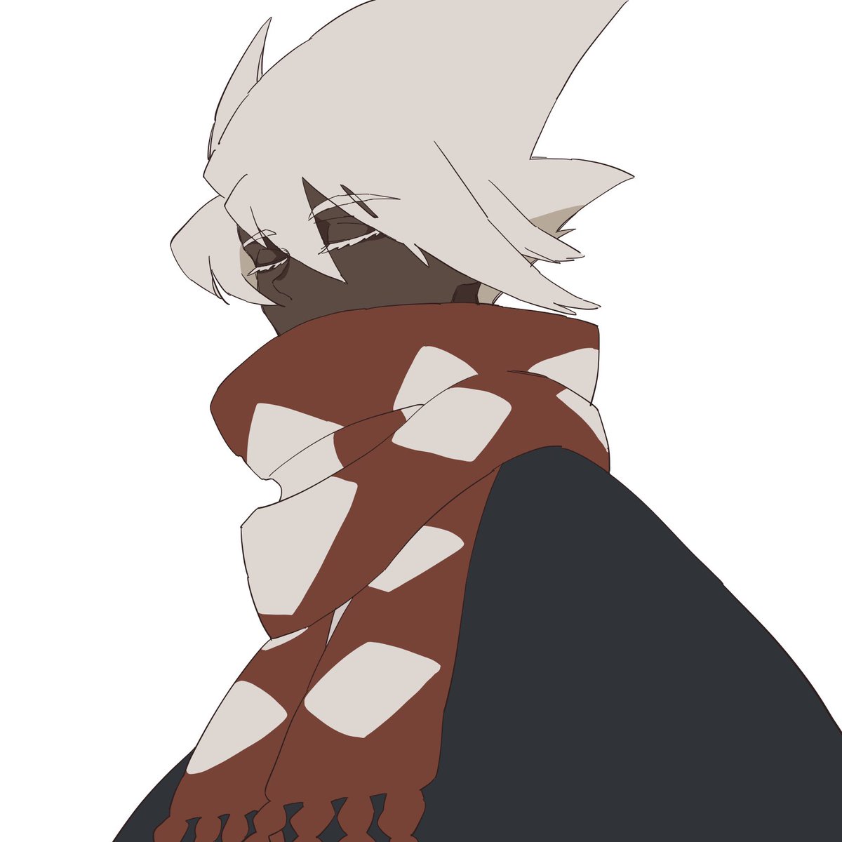 Skyカップリング Skyイラスト 砲手さんとツンらくがき 顔あり ねむるのイラスト