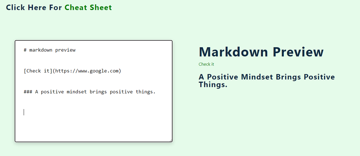 UnrevealRich's tweet photo. Day 80 of #180DaysofPurpose
- Gave my interview for internship in banglore based startup
- Learnt some great concepts of JS
- Created Markdown using React.
https://t.co/dj8lOJrSrG
#ReactJS https://t.co/oGQ7T95WSM