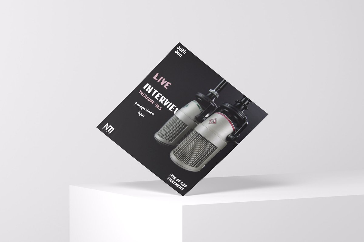 wil_studio's tweet photo. Social media design for a music artist having an interview with a radio station 

For your designs: send a message or
Email: williamik71@gmail.com
WhatsApp: https://t.co/EpsYeL9qaD

#music #socialmedia #Flyers #Graphic #GraphicDesigner https://t.co/KiaW0oDHFL