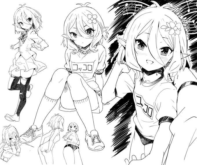 #今月描いた絵を晒そう 
抜粋でー今月は練習の月でした 