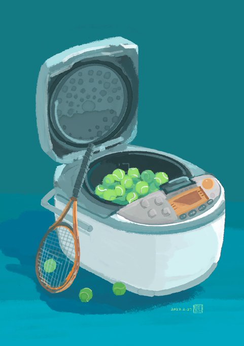 「tennis racket」 illustration images(Latest｜RT&Fav:50)