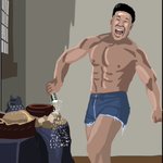 爆笑!牛乳を注がず粉チーズをヤーするなかやまきんに君が話題!