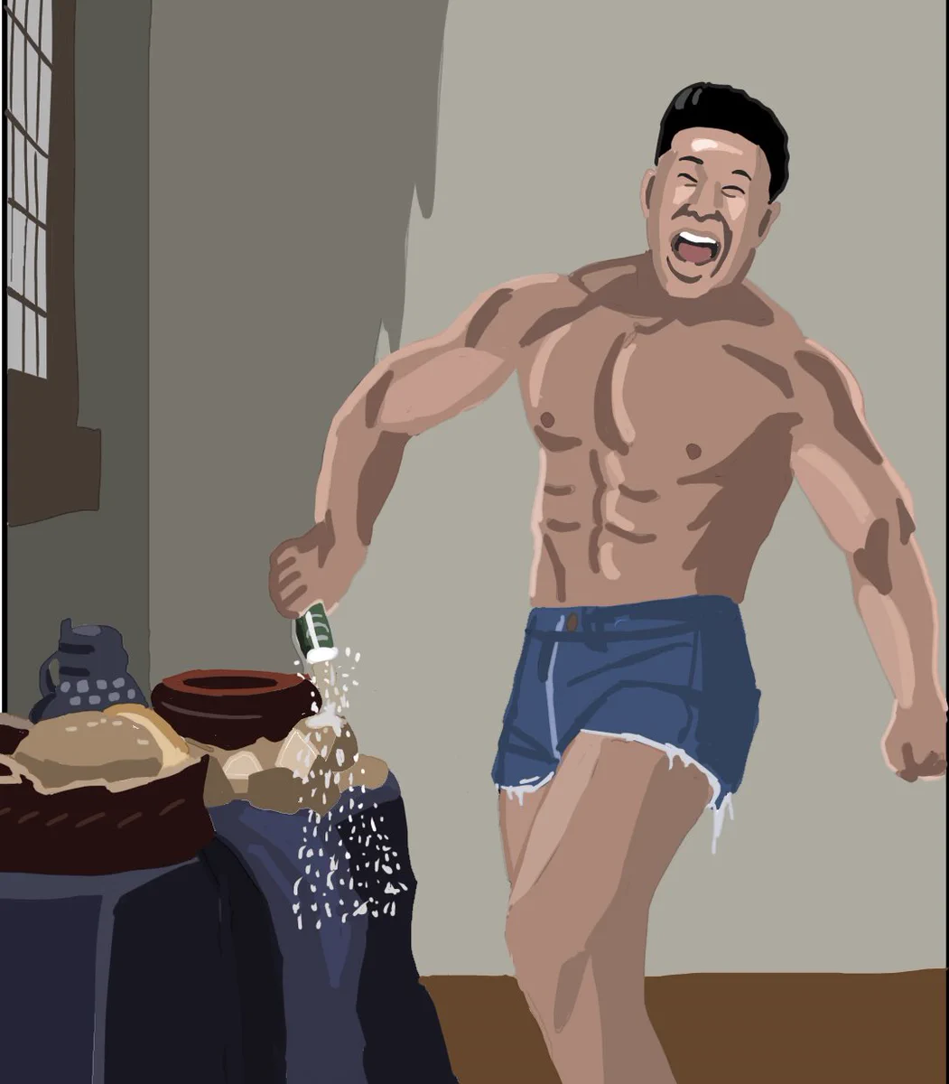 爆笑!牛乳を注がず粉チーズをヤーするなかやまきんに君が話題!