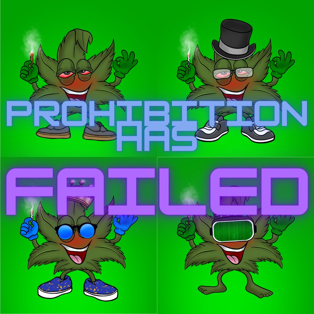 TheWeedRC's tweet photo. Prohibition has failed, it's time for a new Era!

#NFTs #NFTCommunity https://t.co/njQEeh7Z5T