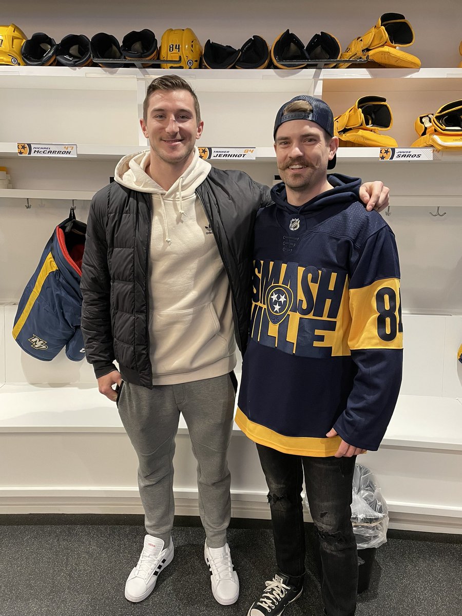 RmSingleton15's tweet photo. @PredsNHL Hangin with the Ox and the mayor of Stacheville https://t.co/OVu0GL0nG0