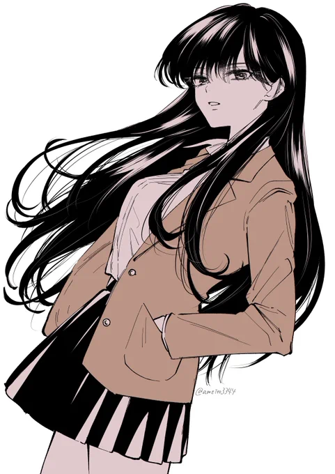黒髪女の子 