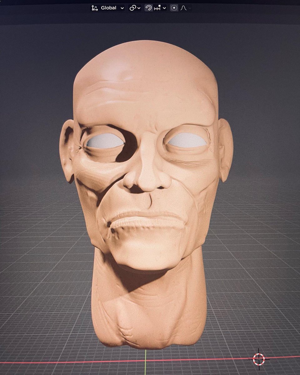 rob_rochford's tweet photo. So I have been practicing on my character modeling in blender getting ready for some big projects coming. So I decided to animate the great Willem Defoe. This is my start what do you think? Am I getting it? Let me know! #willemdafoe #blender #3dmodeling #animation #digitalart https://t.co/XksGZ1LzHR