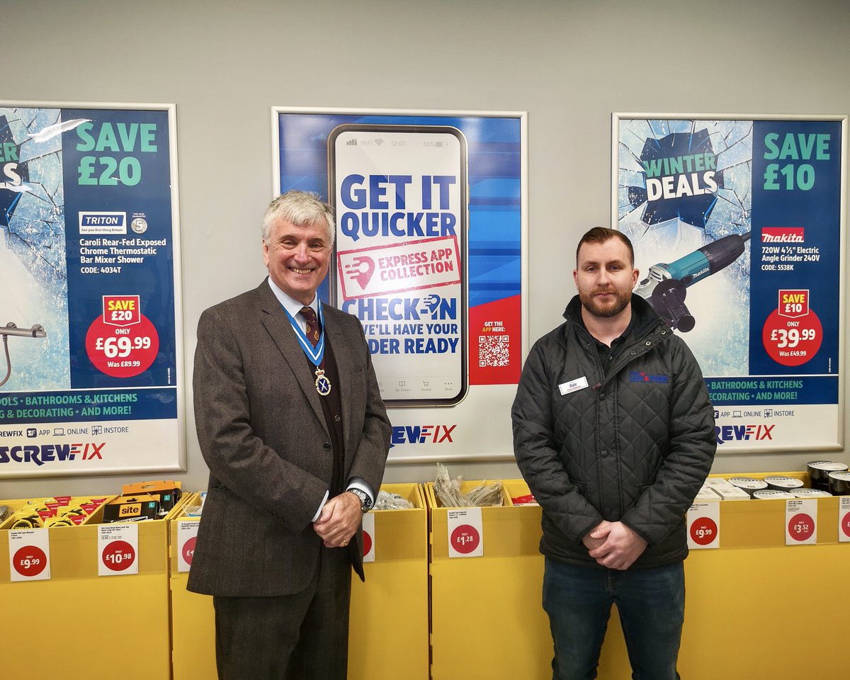 This is a great local success story! <a href="/Screwfix/">Screwfix</a> originally started out as a market stall in Yeovil and now has 752 branches nationwide. Today the Yeovil branch is managed by Dale smith (pictured), has 24 staff and has just been named as the best Screwfix store in the country!👏