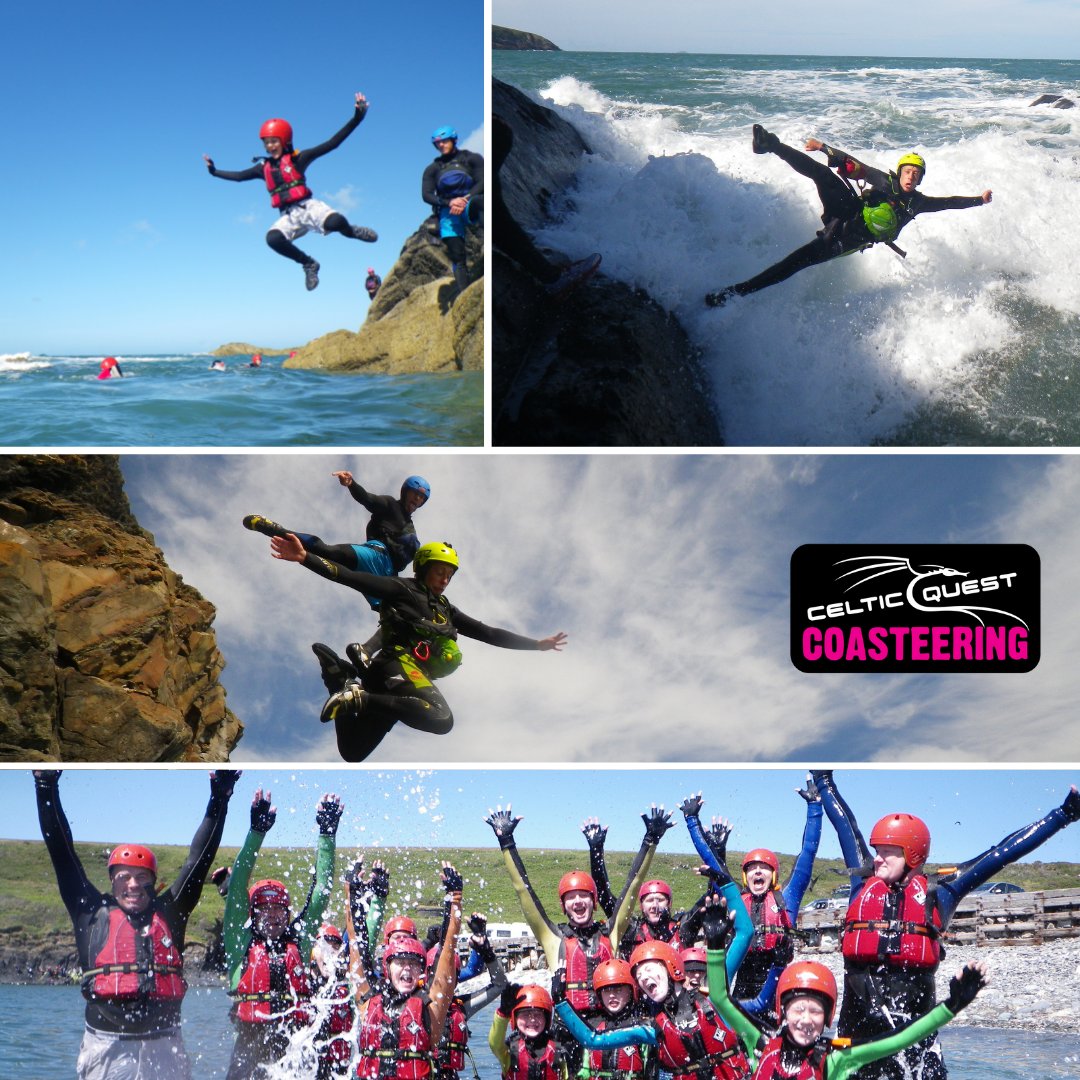 Remember when your parents would tell you off for going too close to the edge of the rocks. Well have you ever wondered what it would be like to leap off those cliffs? Now you can! With <a href="/CQCoasteering/">CQ Coasteering</a> 

Read More: ivisitwales.co.uk/wales-attracti…

#ivisit #wales #daysout #water #cliffs