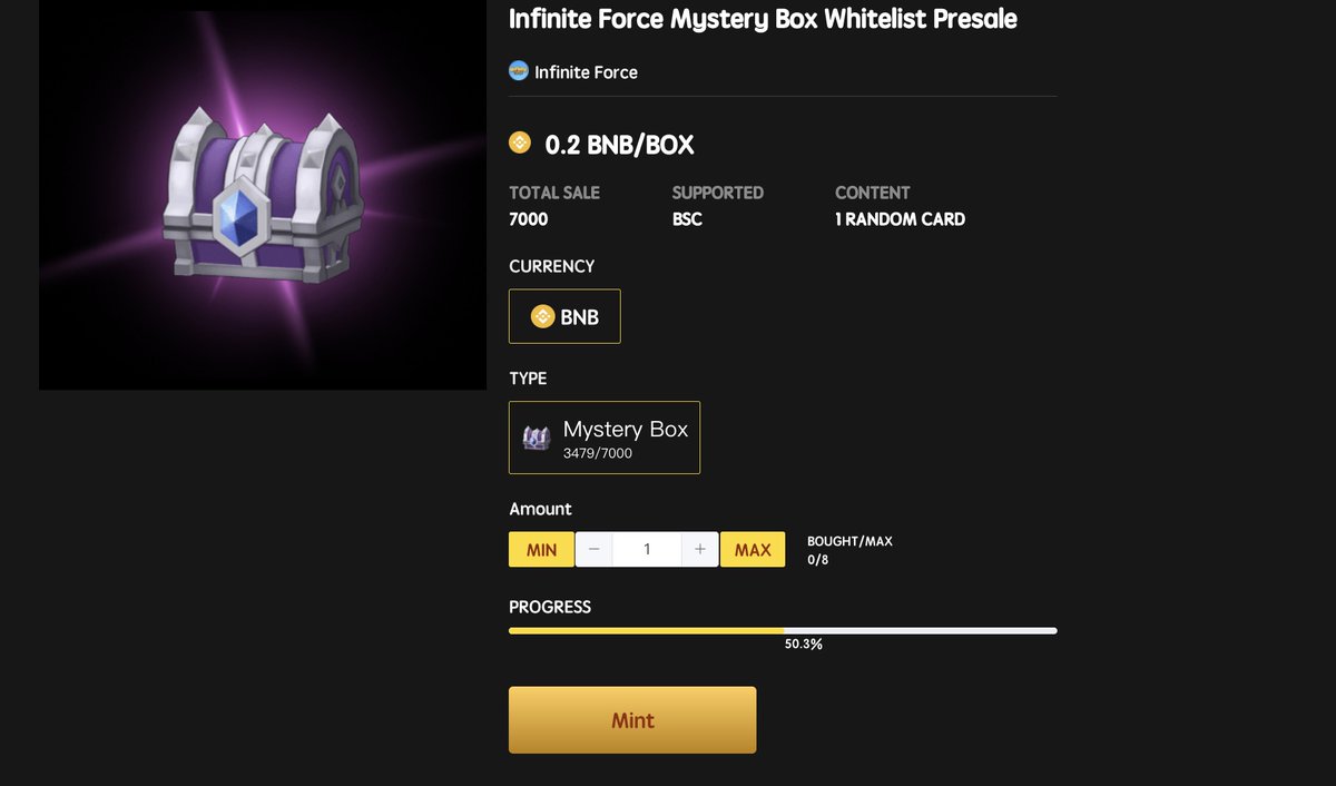 FamilyPartyGame's tweet photo. So this happened today ——

50%+ mystery boxes have been minted.🚀🚀🚀

467  WL spots has been grabbed.🎡🎡🎡

Thank you to all our collectors👏👏👏 https://t.co/xVWcf9S19g