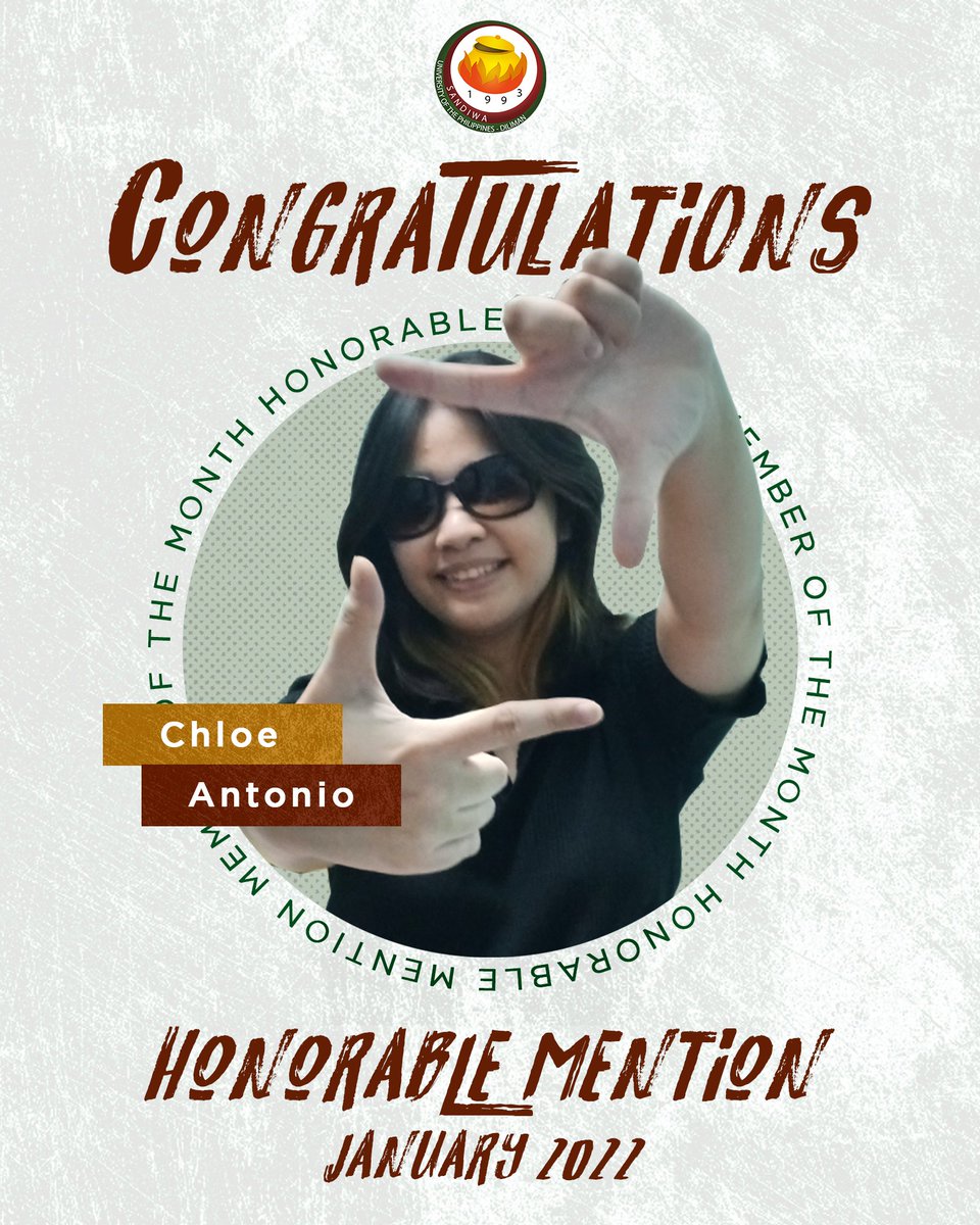 upsandiwa's tweet photo. After our successful Pataasandiwa 2022: Deep Dive, we would like to recognize last January's Member of the Month! 
Congrats Fatima Canasa for being the Member of the Month of January. We would like to give Chloe Antonio an honorable mention. We are proud of you all! https://t.co/jG2XPrDC4Y
