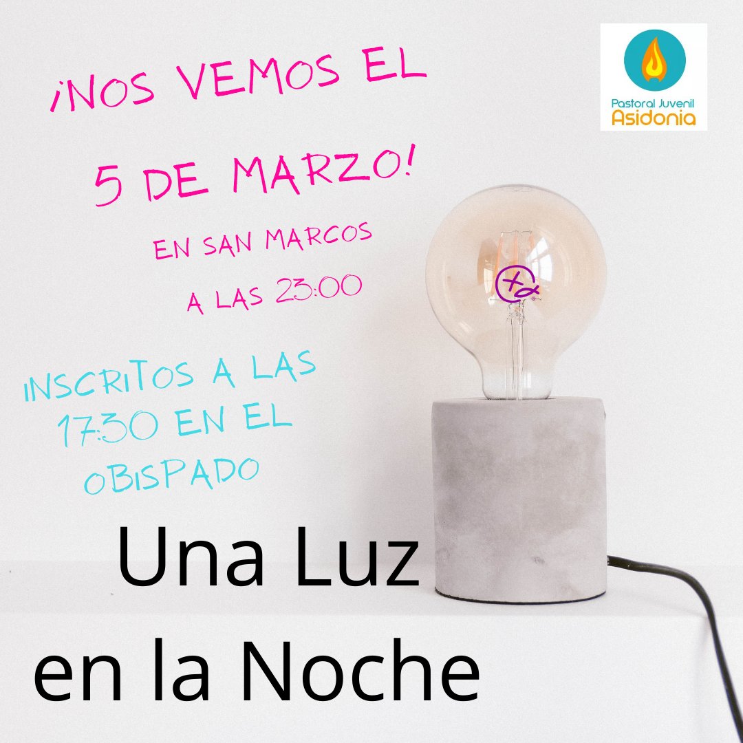 🔥ULELN🔥 Este sábado 5 de Marzo✝️
¿Te apuntas?😉Aquí tienes la información y la inscripción: forms.gle/znfXYryQbzXCFE… 

#Evangelización 
#yovivounaluzenlanocheenjerez 
#pjasidoniacallejerosdelafe 
#ApóstolesdeCalle