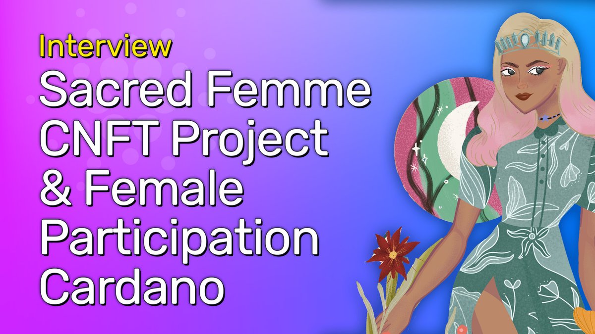 astroboysoup's tweet photo. Interview with @SacredFemmes 

Creating a revenue options for artists that never would have before with #NFTs and encouraging more women to participate in crypto and #Cardano 

https://t.co/oscntd1cVZ

#NFT #CNFT #NFTartist https://t.co/UrqSL2xQHO