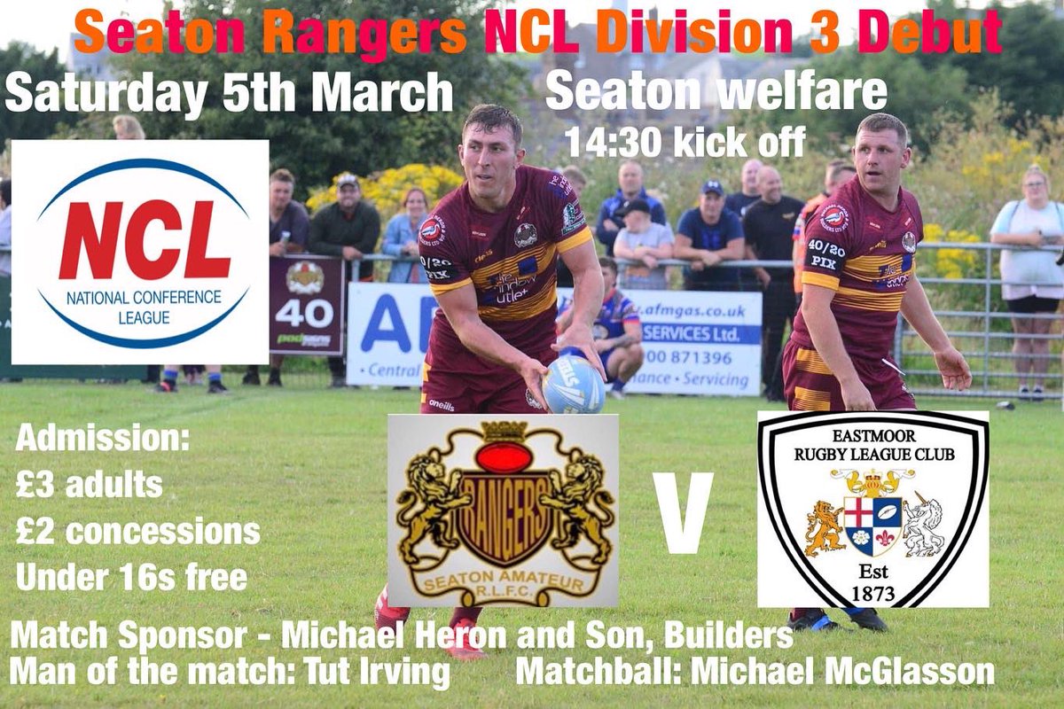 Historic week ahead as we face <a href="/ArlfcDragons/">Eastmoor Dragons ARLFC</a> in our first <a href="/OfficialNCL/">National Conference League - RL</a> game