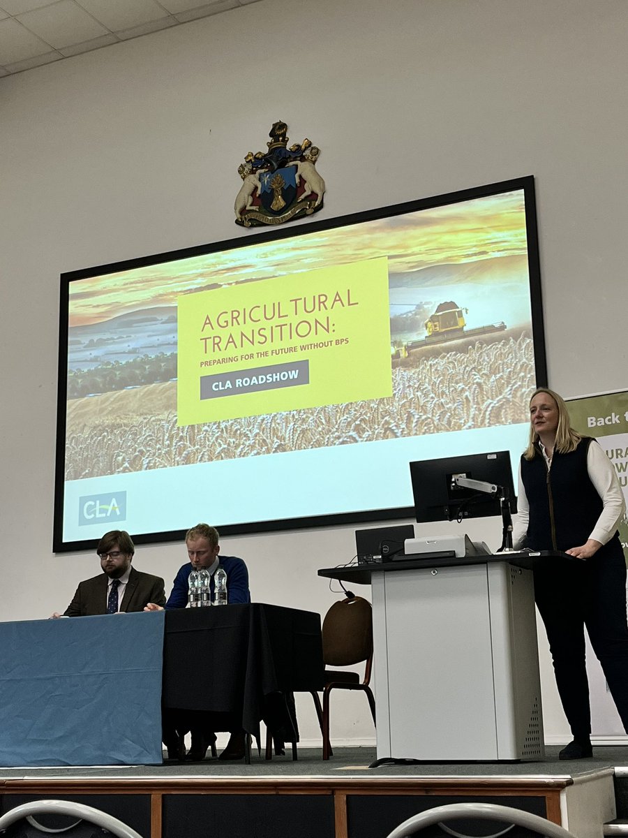 A great chance to network and to hear about future support schemes post BPS this morning <a href="/CLAtweets/">Country Land & Business Assn</a> #CLAroadshow