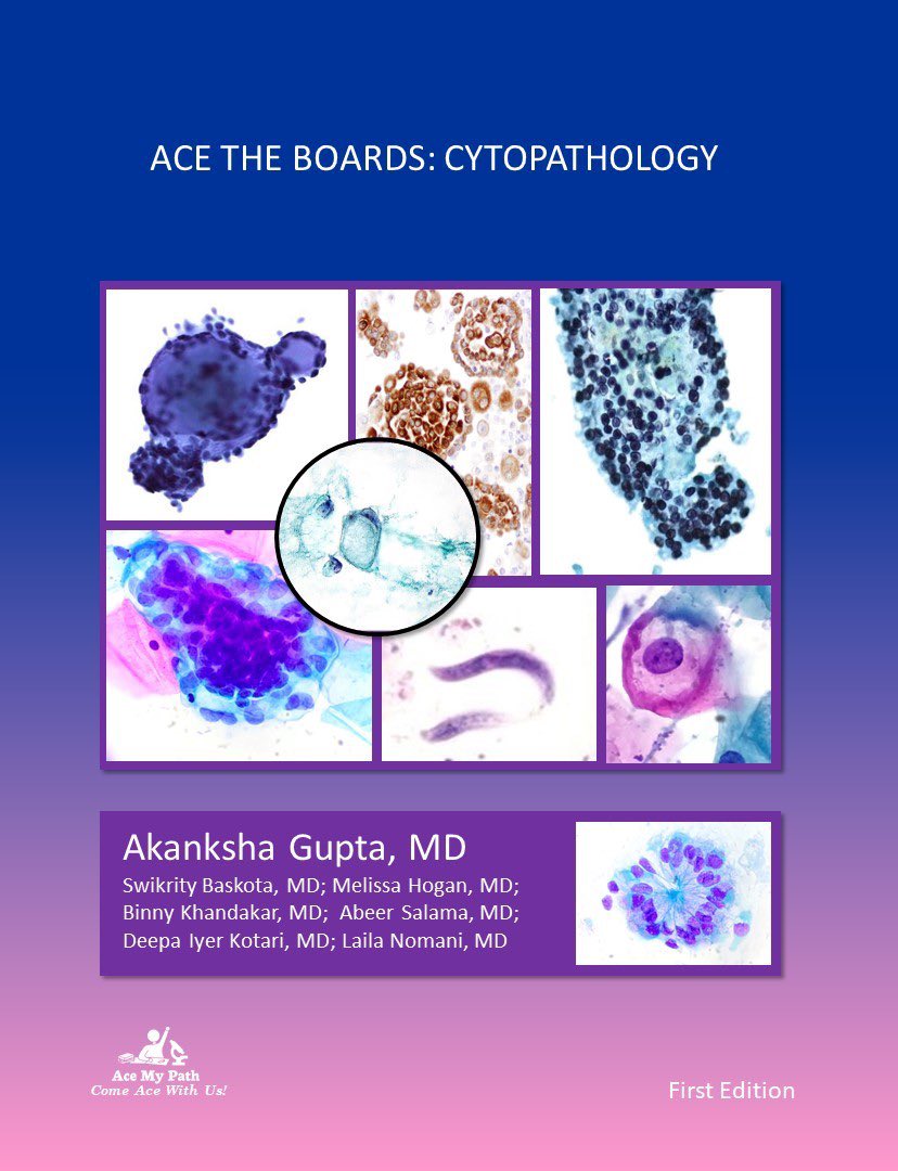 Ready!!! Just in time… 
Paperback and Kindle version… ❤️❤️❤️
Ace the boards: Cytopathology 

amazon.com/dp/B09TJKN52X/…