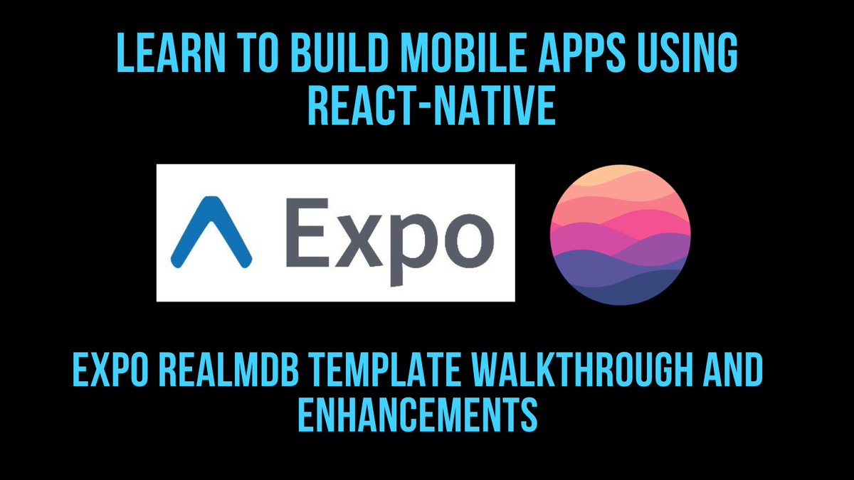 New video tutorial with <a href="/expo/">Expo</a> <a href="/reactnative/">React Native</a> and <a href="/MongoDB/">MongoDB</a> <a href="/realm/">Realm</a> 
📺 Getting started with Realm for React Native Using Expo Template - explained and enhanced to show relationships in realmdb #mongodb #realmdb #reactnative #javascript 

youtu.be/5BwIpiC2H4E