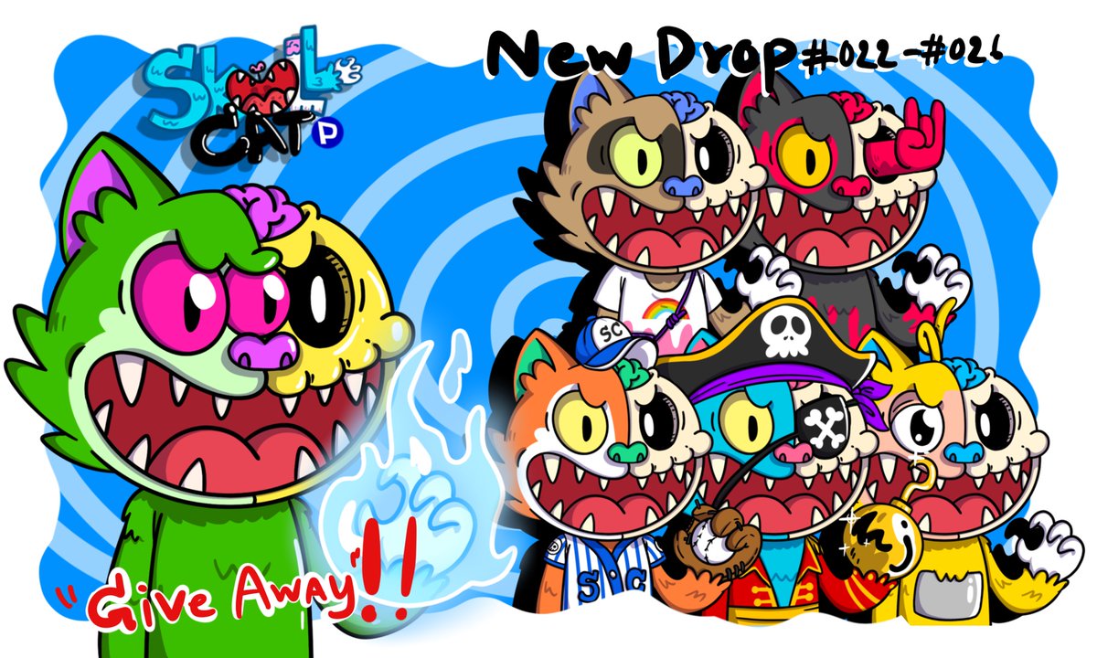 ‼️New Drop + Give Away‼️ 
🔥New Drop🔥 #022-#026
Drop on 21.30 (GMT+7) BKK
🎉GIVEAWAY🎉1 unique in Discord 
1️⃣Follow <a href="/AYimji/">Yimmy Little Boy</a>  with 🔔
2️⃣ ♥, RT 
3️⃣Join Discord - discord.gg/v9cQukKN
🛒paras.id/collection/sku…

 #NFTGiveaway #PARASnft #paras #nearNFTs #NFTCommumity  #NEARnft