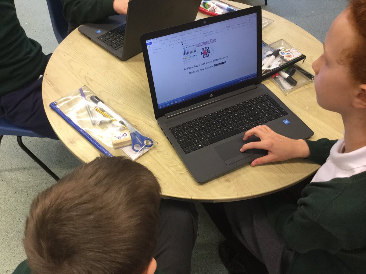Gatescouncil's tweet photo. We are working hard on our preparations for #rednoseday2022 We have been creating posters to advertise Red Nose Day. #schoolcouncil #TheGatesSchoolCouncil https://t.co/FEFbwCCkYc