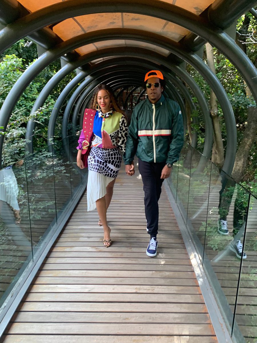 Throwback: The Carters at MANDELA 100: THE CITY, December 5, 2018 💚💜

#Beyonce #mandela100