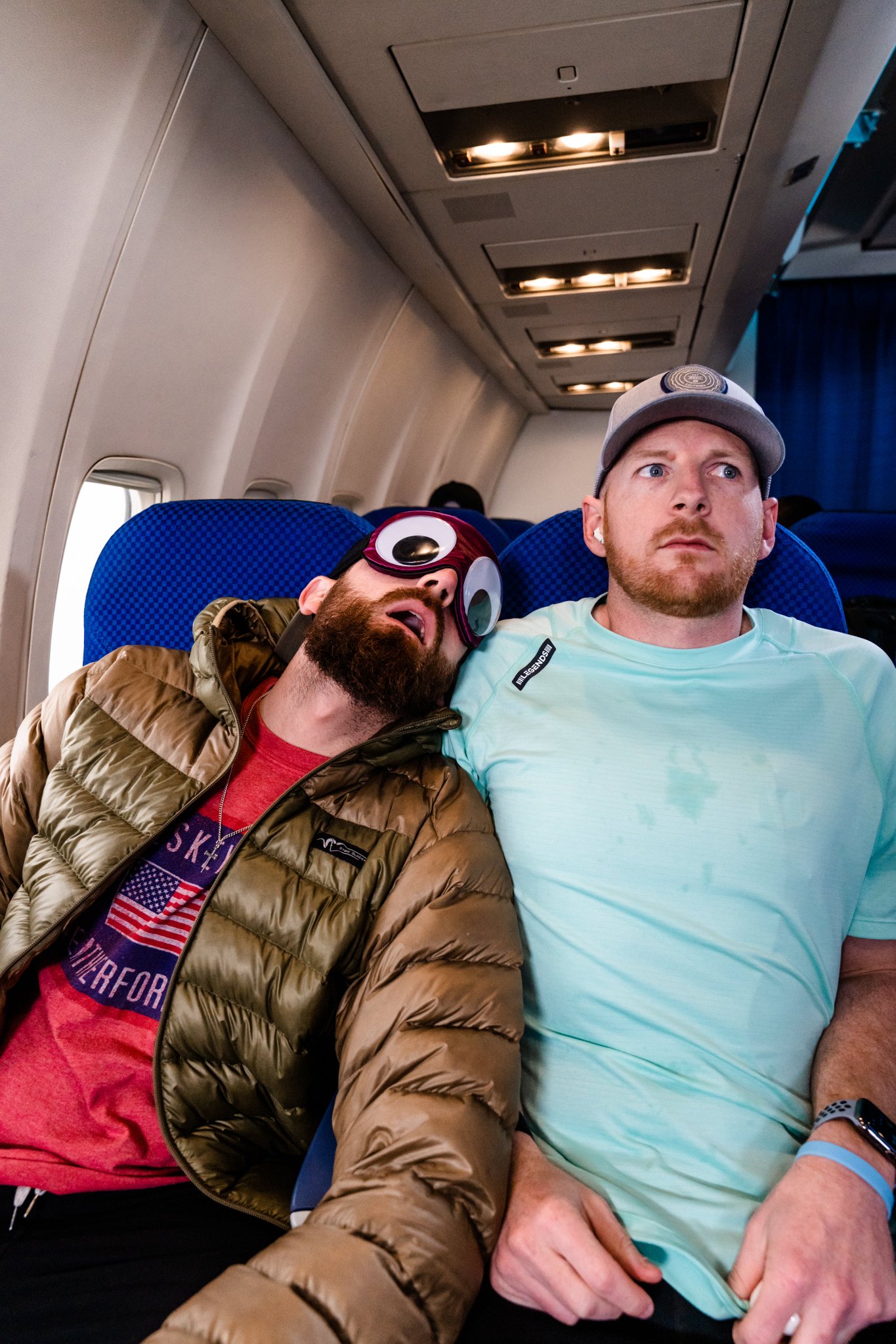 Dude Perfect on Twitter "Airplane Stereotypes takes off at 9AM central this coming Saturday! ️