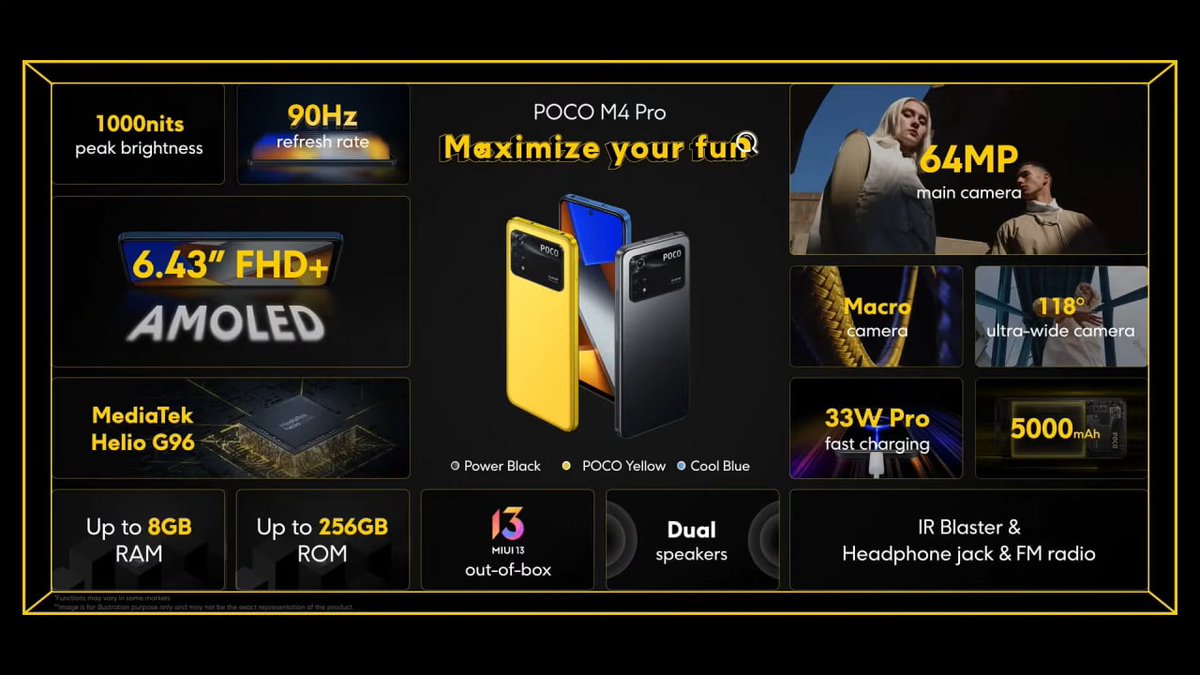 dmediachannel's tweet photo. All you need to know about POCO M4 Pro. #POCO #POCOM4Pro #DirectD #DirectDMedia https://t.co/37LBpJGAHw