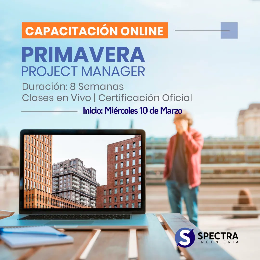 spectra_eng's tweet photo. Project Manager 💻 📊
✅ Capacitación Online.
✅ Inicia: Miércoles 10 de Marzo.
✅ Temario:
1.- Gestión de Proyectos. 🏗 
2.- Desglose de Proyectos. 📙
3.- Secuencias de Gestión. 📈
4.- Ruta Crítica. 📅
5.- Avances de Obra. 🌏
6.- Análisis de Riesgo del Proyecto. 💎
#primavera https://t.co/PGd8hPCa9y