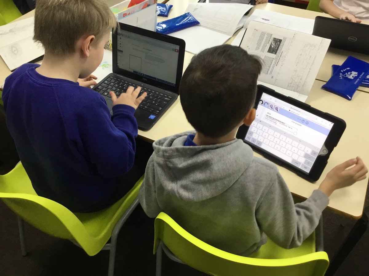 LeysFarm's tweet photo. Good use of technology in 3S today! We have started writing non-chronological reports about the creatures we invented last week ✏️💻📱@purpleMash #lfjsenglish #lfjscomputing #nonchronologicalreports https://t.co/o7S0UAJfYx