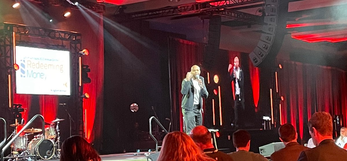 GilliamJosh's tweet photo. Great 3 days of worship, prayer, inspiration, and lessons in values based investing and Biblical planning at the Kingdom Advisors Conference. Powerful message from Earl McClellan on Acts 3:1-10 to send us home with purpose. https://t.co/ZFzexKDkAi