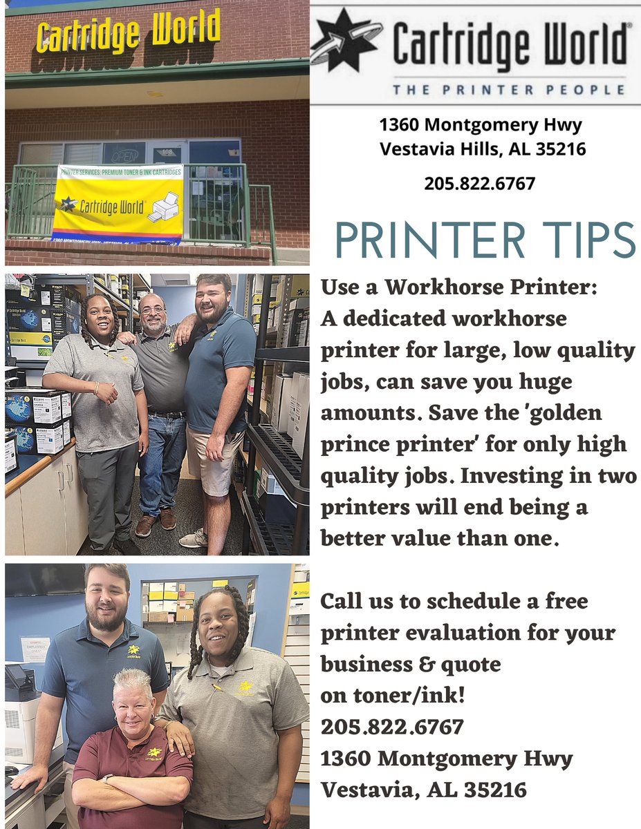 VTsantes's tweet image. Sometimes having two printers is better than having one! Come see us for your next workhorse printer &amp;amp; don&apos;t forget to ask how your business can receive it for free!
#hpprinter #lexmarkprinter #canonprinter #copier #printer #allinoneprinter #laserjetprinter #laserprinter