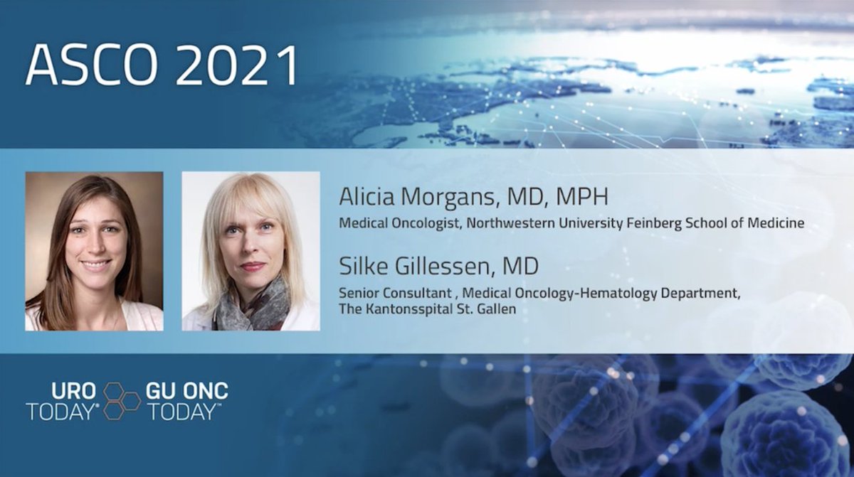 urotoday's tweet photo. The importance of bone-protecting agents when treating #mCRPC with bone metastatic disease the #PEACEIII trial. @Silke_Gillessen joins @CaPsurvivorship
@DanaFarber discussing the updated saftey analysis data on UroToday > https://t.co/r8DNjz5VH0 https://t.co/1h56PyHEwN
