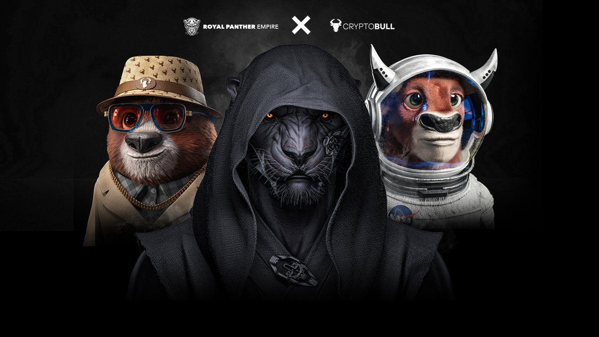 Royal Panther Empire x Crypto Bull Society

We are giving away:
👑 | 5x WL spot for #RoyalPanther
👑 | 1x FREE #CryptoBear NFT

1. Follow @Crypto_Bull_NFT &amp; <a href="/royalpantheremp/">Royal Panther Empire</a> 
2. Retweet
3. Tag a friend (each tag = 1 entry)

You have 48h.

#NFT #NFTs #NFTcommunity #NFTgiveaway