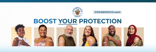 MoCoDHHS's tweet photo. Are you eligible to get your #COVID19 booster shot? Find a clinic near you at https://t.co/zXA6wkuWU1. https://t.co/g0a2x3Ibdy